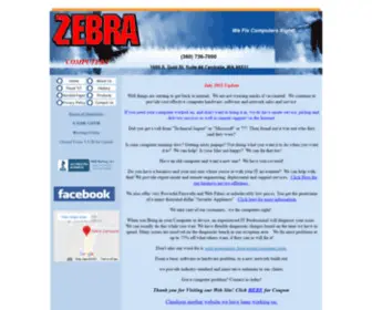 Zebracomputers.com(Zebra Computers) Screenshot