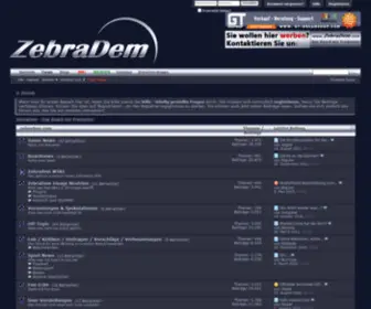 Zebradem.com(Das Board mit Freiheiten) Screenshot