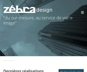 Zebradesign.fr(Zebra design) Screenshot