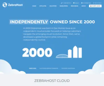 Zebrahost.com(Your Partner for Cloud Infrastructure) Screenshot