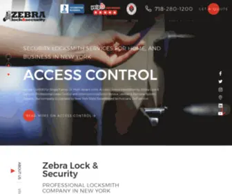 Zebralockandsecurity.com(A local New York locksmith company) Screenshot