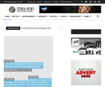 Zebranewsonline.com(Zebra News) Screenshot