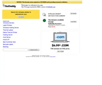 Zebraserver.com(The premium domain name) Screenshot