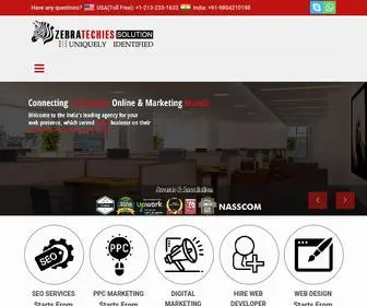Zebratechies.com(Top SEO Company in India) Screenshot