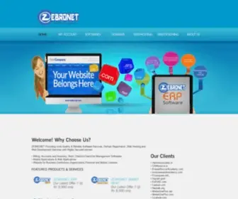 Zebronet.com(ZEBRONET Technologies) Screenshot