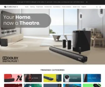 Zebronics.com(Shopify Template) Screenshot
