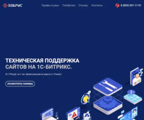 Zebrus.ru(создание сайтов) Screenshot