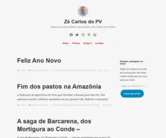 Zecarlosdopv.com.br(Zé Carlos do PV) Screenshot