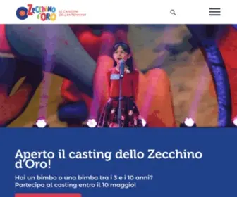 Zecchinodoro.org(Casting 2021) Screenshot