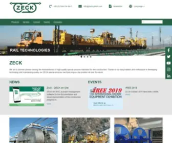 Zeck-GMBH.com(Zeck) Screenshot