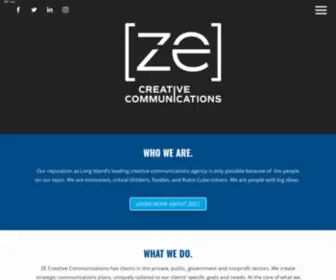 Zecreativecommunications.com(ZE Creative Communications) Screenshot