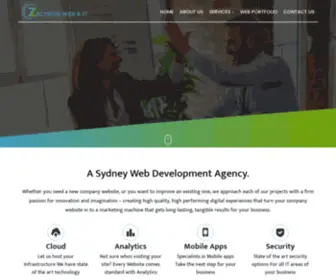 Zectron.com.au(Zectron Web & IT Services) Screenshot