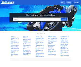 Zecycles.com(Used motorcycles for sale) Screenshot