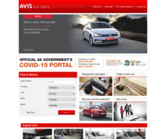 Zeda.co.za(Avis Car Sales) Screenshot