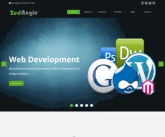 Zedangle.com(Web Development & Designing Company India) Screenshot