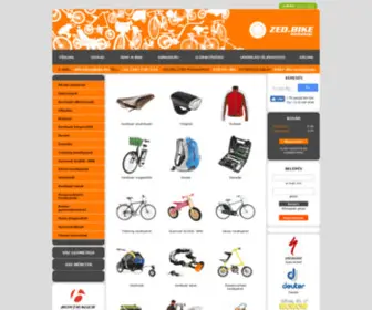 Zedbike.hu(Zedbike kerékpáros webáruház) Screenshot