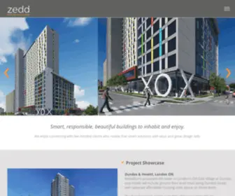 Zeddarchitecture.com(Zedd Architecture Inc) Screenshot