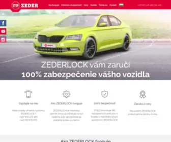 Zeder-Lock.sk(Zabezpečenie vozidla) Screenshot