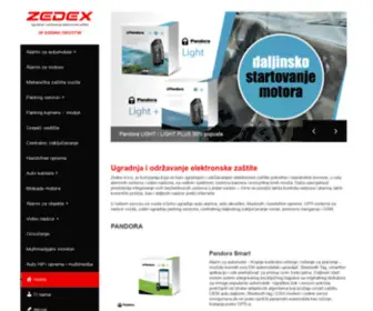 Zedex.co.rs(Ugradnja i odrÅ¾avanje elektronske zaÅ¡tite) Screenshot