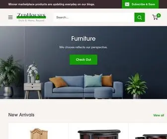 Zedhouses.com(Interior, furniture, home improvement, decoration, garden) Screenshot