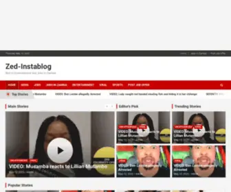 Zedinstablog.com(Best in Entertainment and Jobs in Zambia) Screenshot