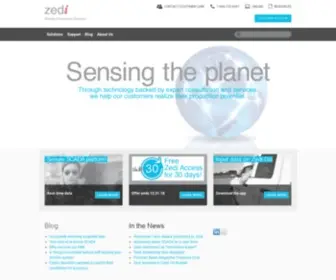 Zedisolutions.com(Emerson's Zedi cloud SCADA solutions) Screenshot