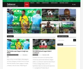 Zedsoccer.com(Zambian Football) Screenshot