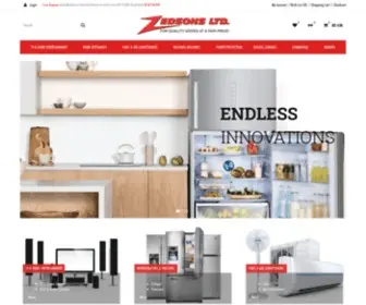 Zedsons.com(Shop for electronics online from for the best electronics products in Mombasa. Zedsons Limited) Screenshot