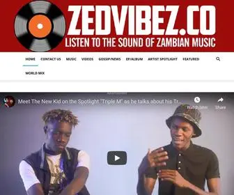 Zedvibez.co(Zambia's No.1 Entertainment Source) Screenshot