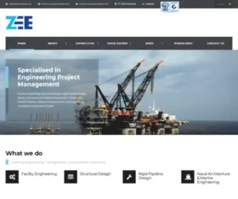 Zee-ENG.com(ZEE Engineering) Screenshot