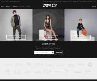Zeeandco.co.uk(Luxury Designer Clothes & Accessories at Zee & Co) Screenshot