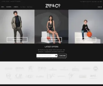 Zeeandco.com(Discover Designer Clothes &) Screenshot