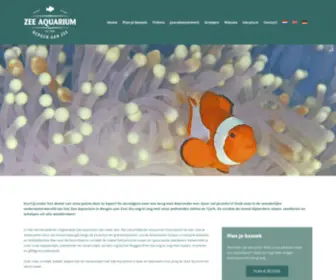 Zeeaquarium.nl(Zee Aquarium Bergen aan Zee van Amazone tot Zeehond) Screenshot