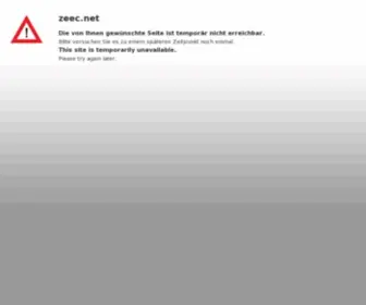 Zeec.net(Host Europe GmbH) Screenshot