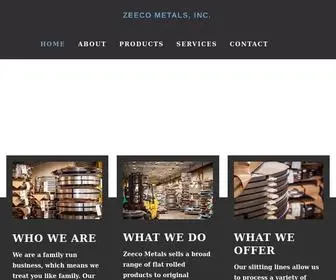 Zeecometals.com(Large Inventory) Screenshot