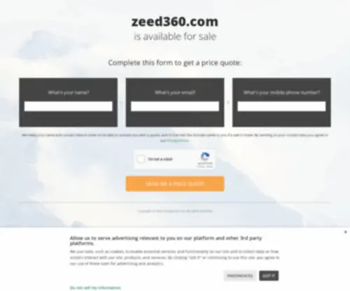 Zeed360.com(Zeed 360) Screenshot