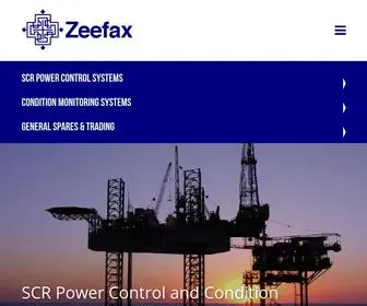 Zeefax.com(SCR Power Control and Condition Monitoring Systems) Screenshot