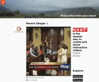 Zeega.com(Zeega) Screenshot