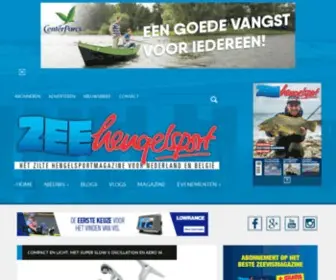 Zeehengelsport.nl(Zeehengelsport) Screenshot