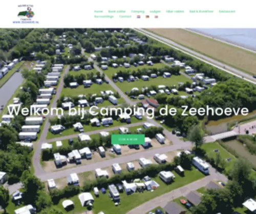 Zeehoeve.nl(Camping, Bed & breakfast en Restraurant) Screenshot