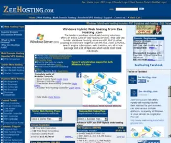 Zeehosting.com(Windows Hybrid Web Hosting) Screenshot