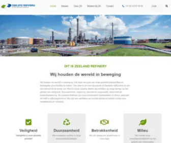 Zeelandrefinery.nl(Zeeland Refinery) Screenshot