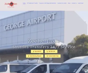 Zeelietaxis.co.za(Zeelie Taxis) Screenshot