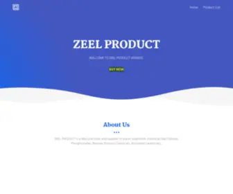 Zeelproduct.com(Zeel product) Screenshot