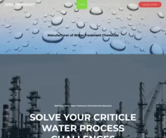 Zeelproduct.net(Water treatment chemicals) Screenshot