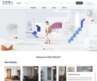 Zeelproject.com(Download 3D Models) Screenshot