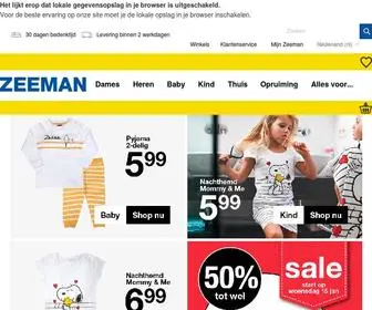 Zeeman.com(Zo eenvoudig kan het zijn) Screenshot