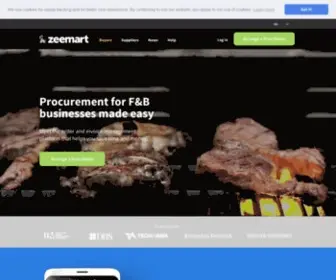 Zeemart.asia(F&B procurement platform) Screenshot