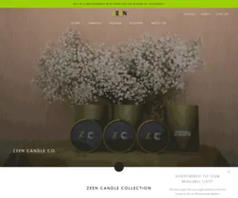 Zeencandleco.com(Zeen Candle Company) Screenshot