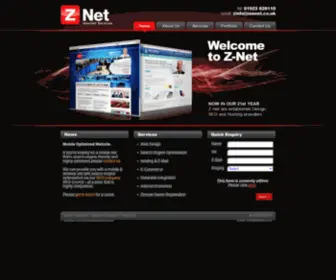 Zeenet.co.uk(Web Design London) Screenshot